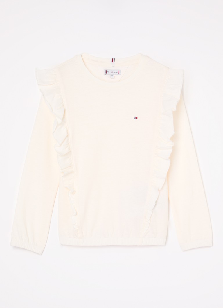 Camisa de manga comprida com babados da Tommy Hilfiger