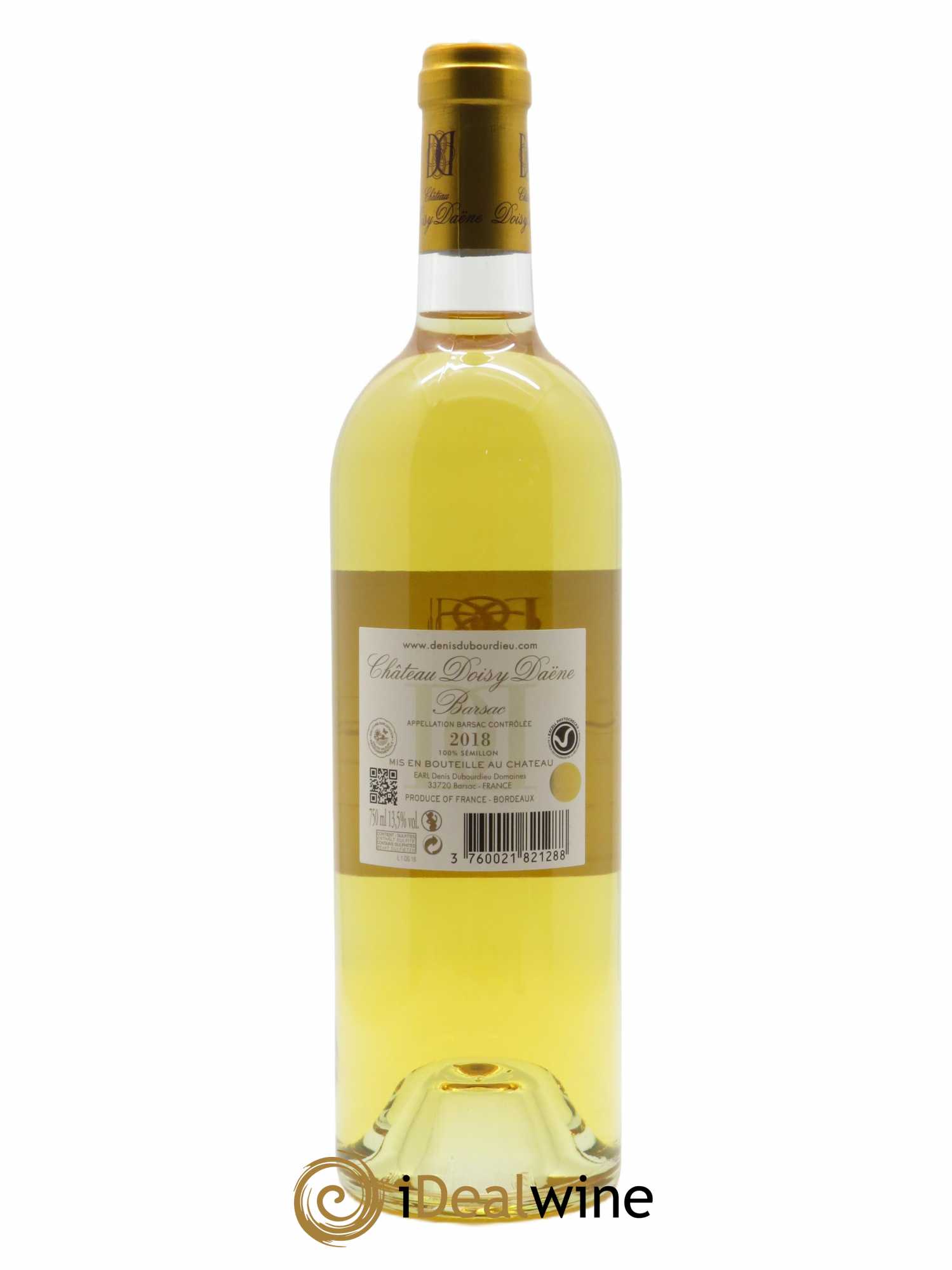 Château Doisy Daëne 2ème Grand Cru Classé  2018 - Lot de 1 Bouteille