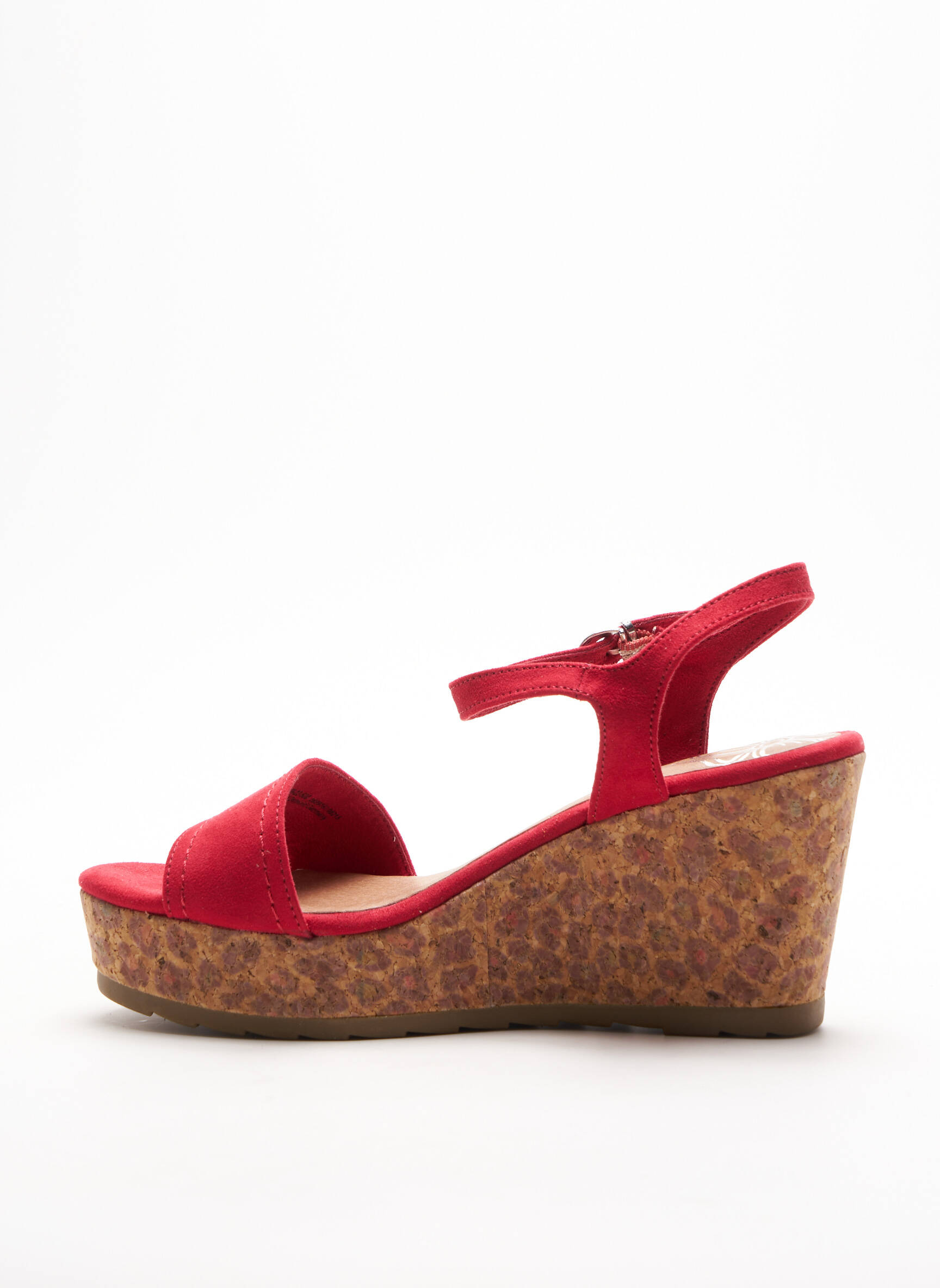 Marco Tozzi Sandales Nu Pieds Femme couleur rouge