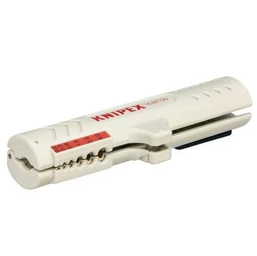 Knipex Abisolierzange 16 65 125 SB Körper: Kunststoff GlasfaserverstärktKlinge: Spezial-Werkzeugstahl Weiß