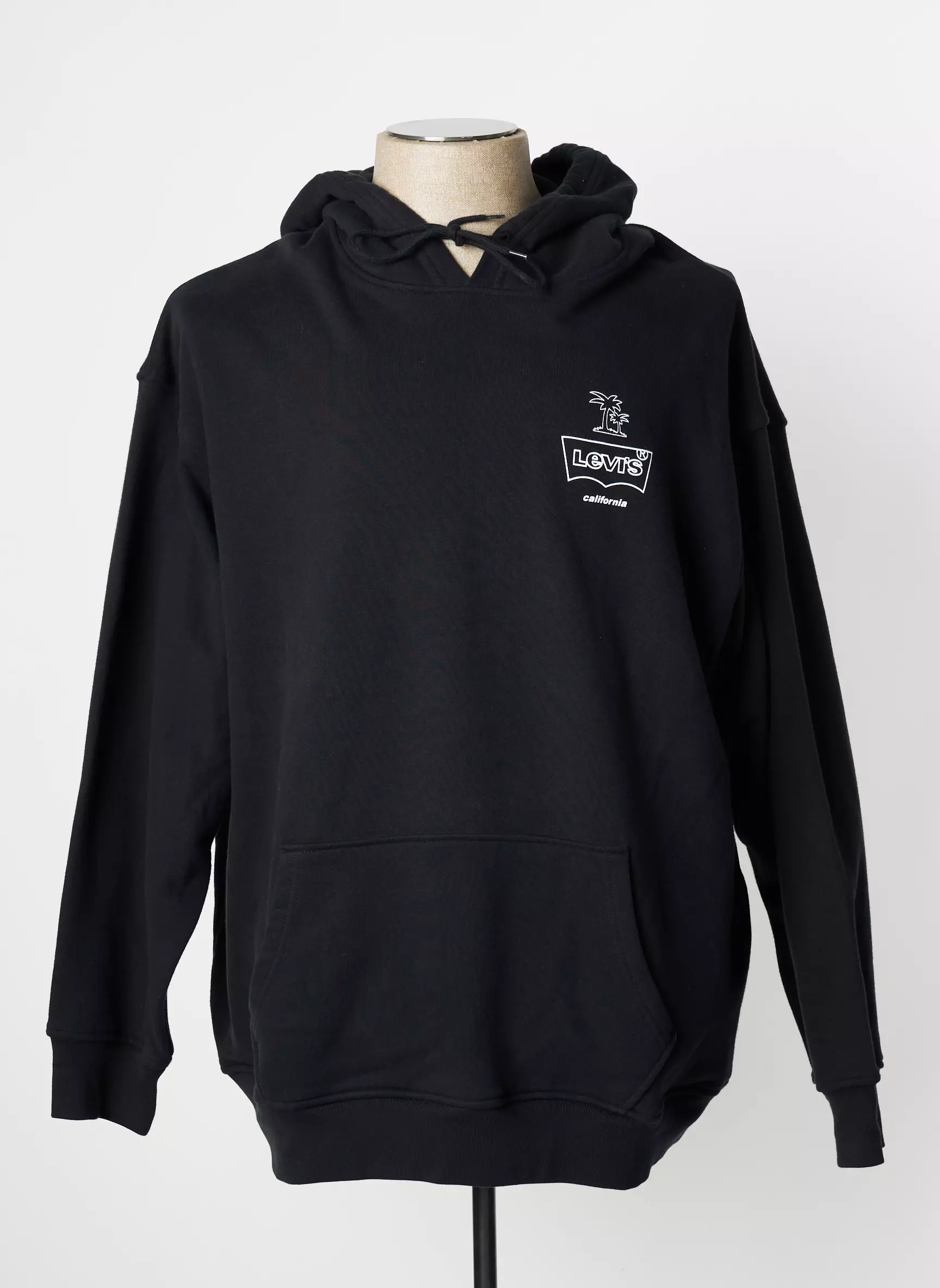 Levis Sweat Capuche Homme couleur noir
