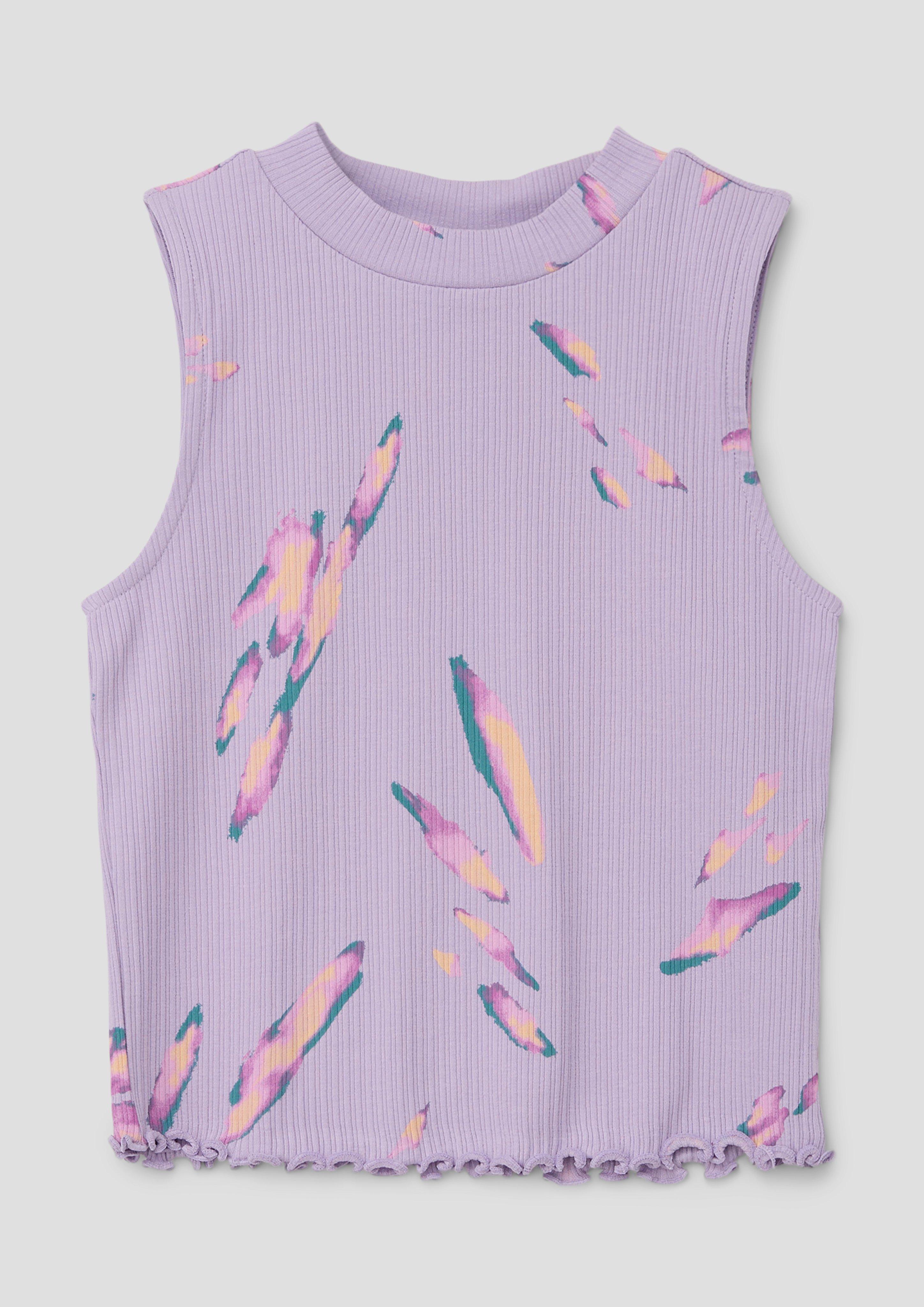 Ärmelloses Shirt mit All-over-Print  2142438-47A3
