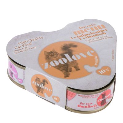 zoolove Probierbox: Hühnchen und Thunfisch