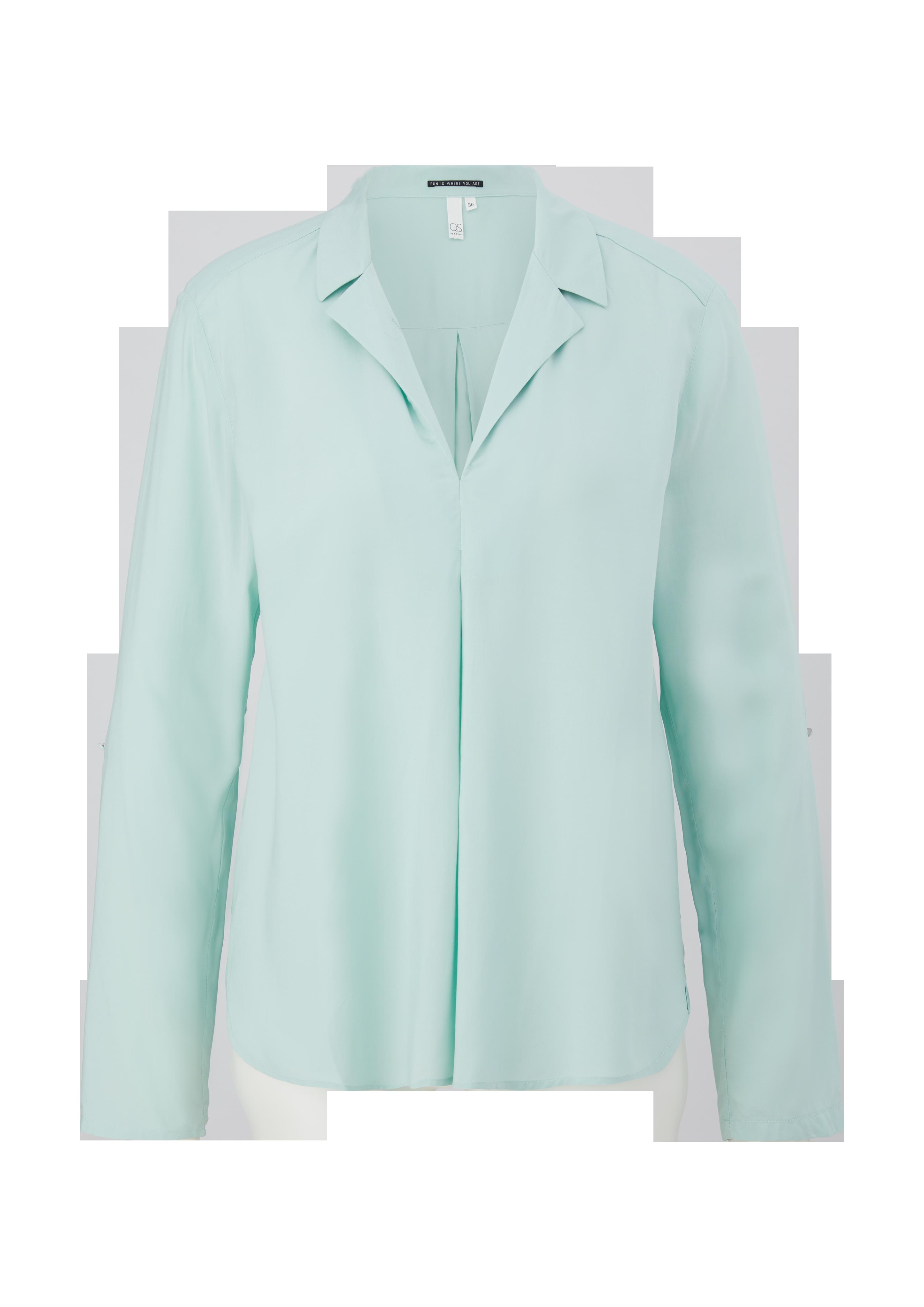 Viskosebluse mit Reverskragen  2124116-6092
