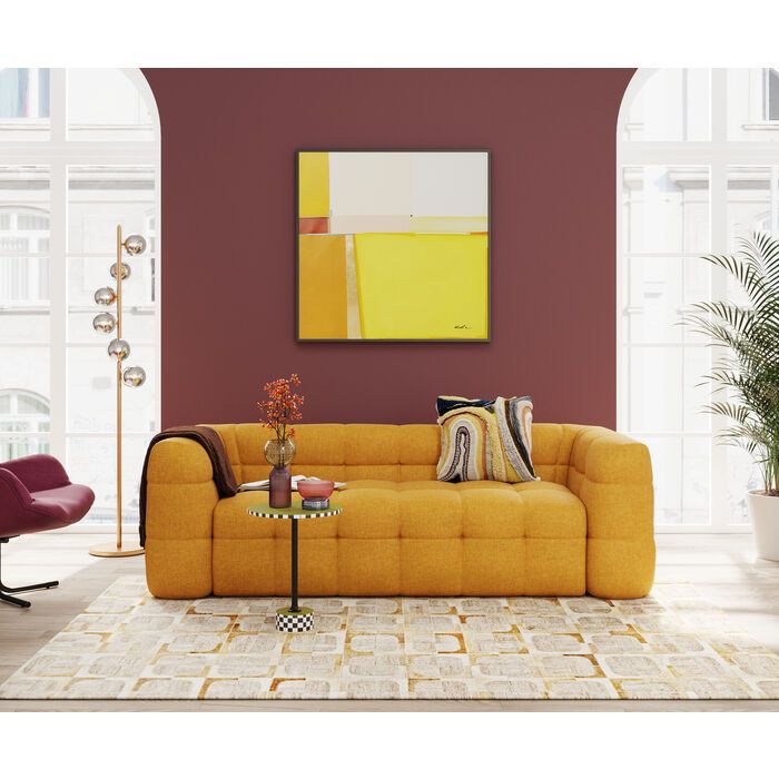KARE Bild Shapes Gelb