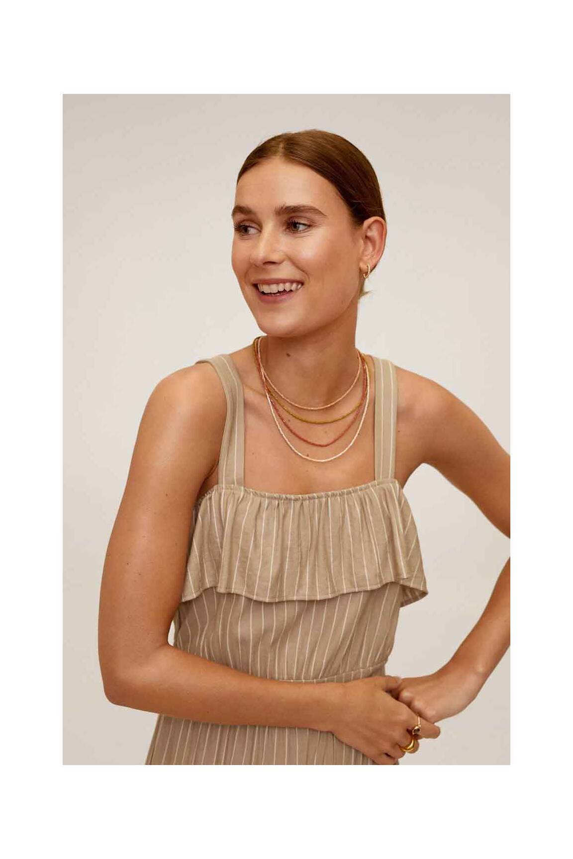 Mango Combinaisons 1 Femme couleur marron
