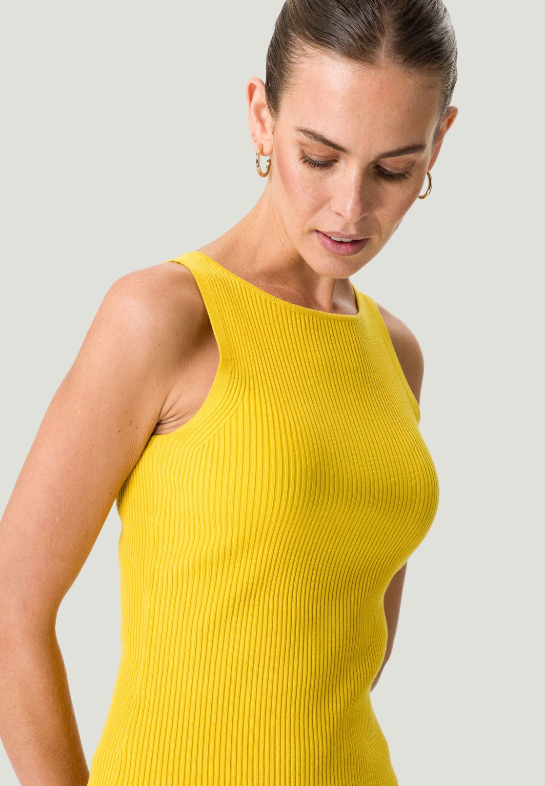 Stricktop mit Rundhalsausschnitt