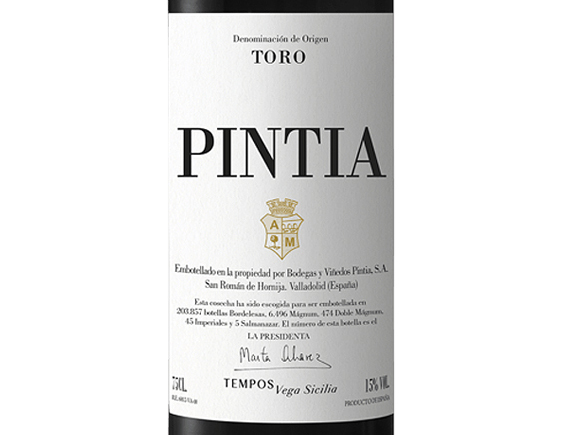 Vega Sicilia Pintia 2018 Castilla y León Toro