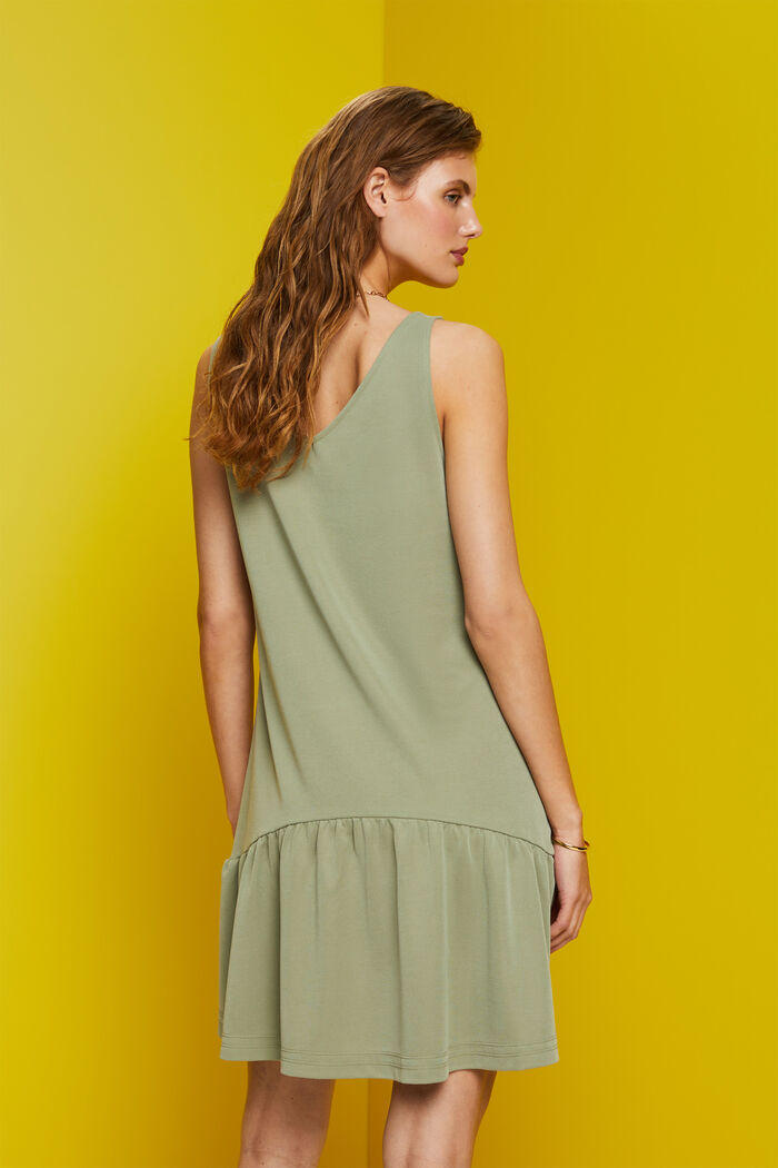 Jerseykleid mit Volantsaum, TENCEL™