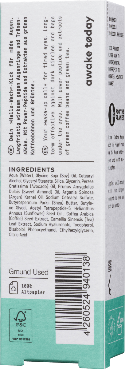 Augencreme, 15 ml