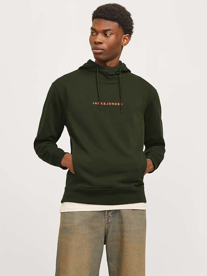 Jack & Jones Hoodie in Khaki günstig kaufen