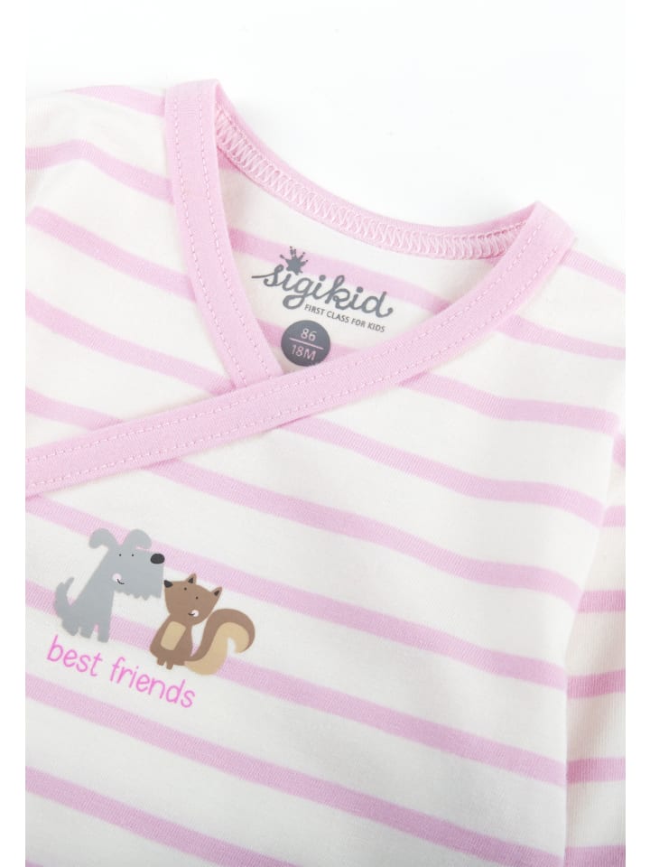 Sigikid Wickel-Body, langarm Classic Baby in weiß günstig kaufen