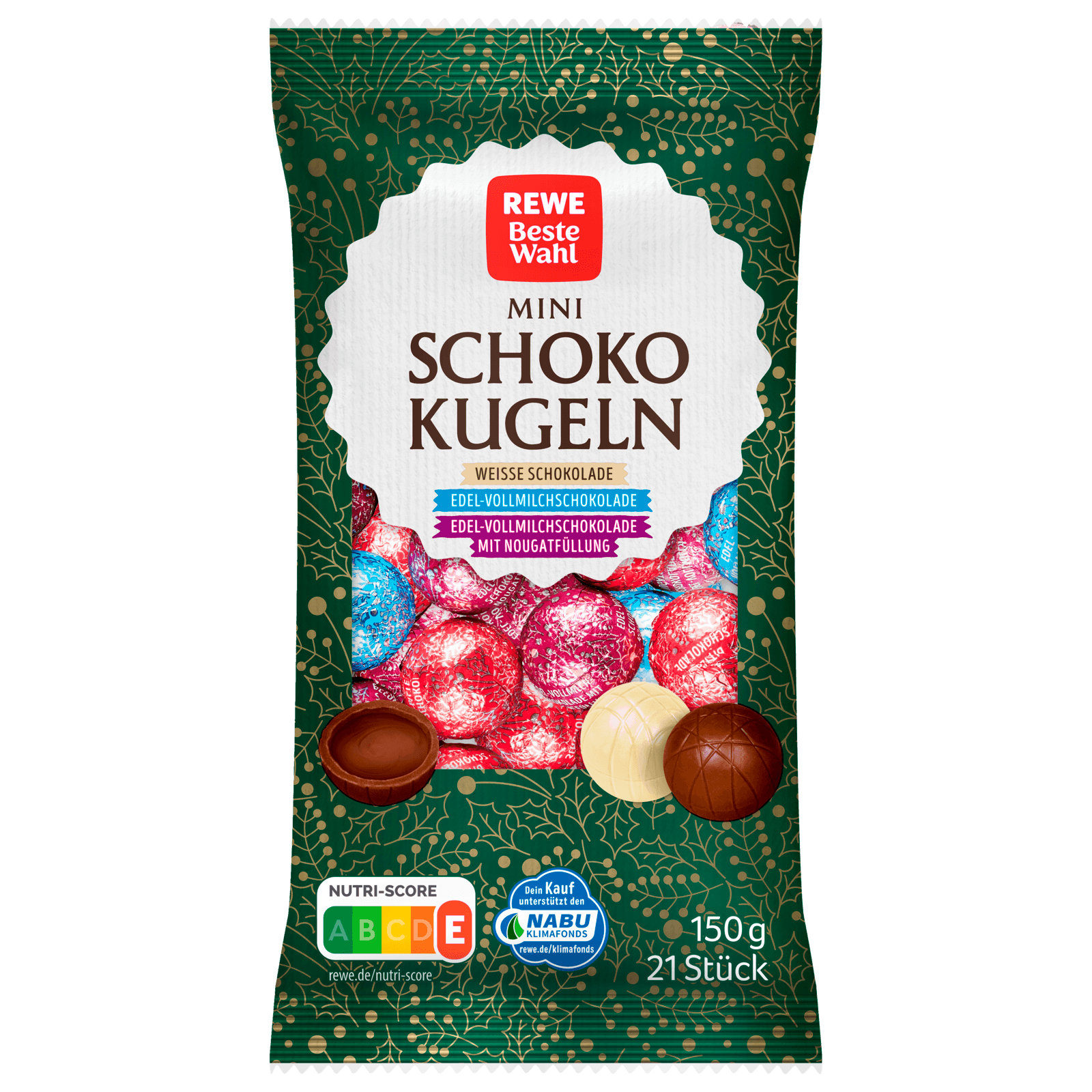 REWE Beste Wahl Mini Schoko Kugeln 150g