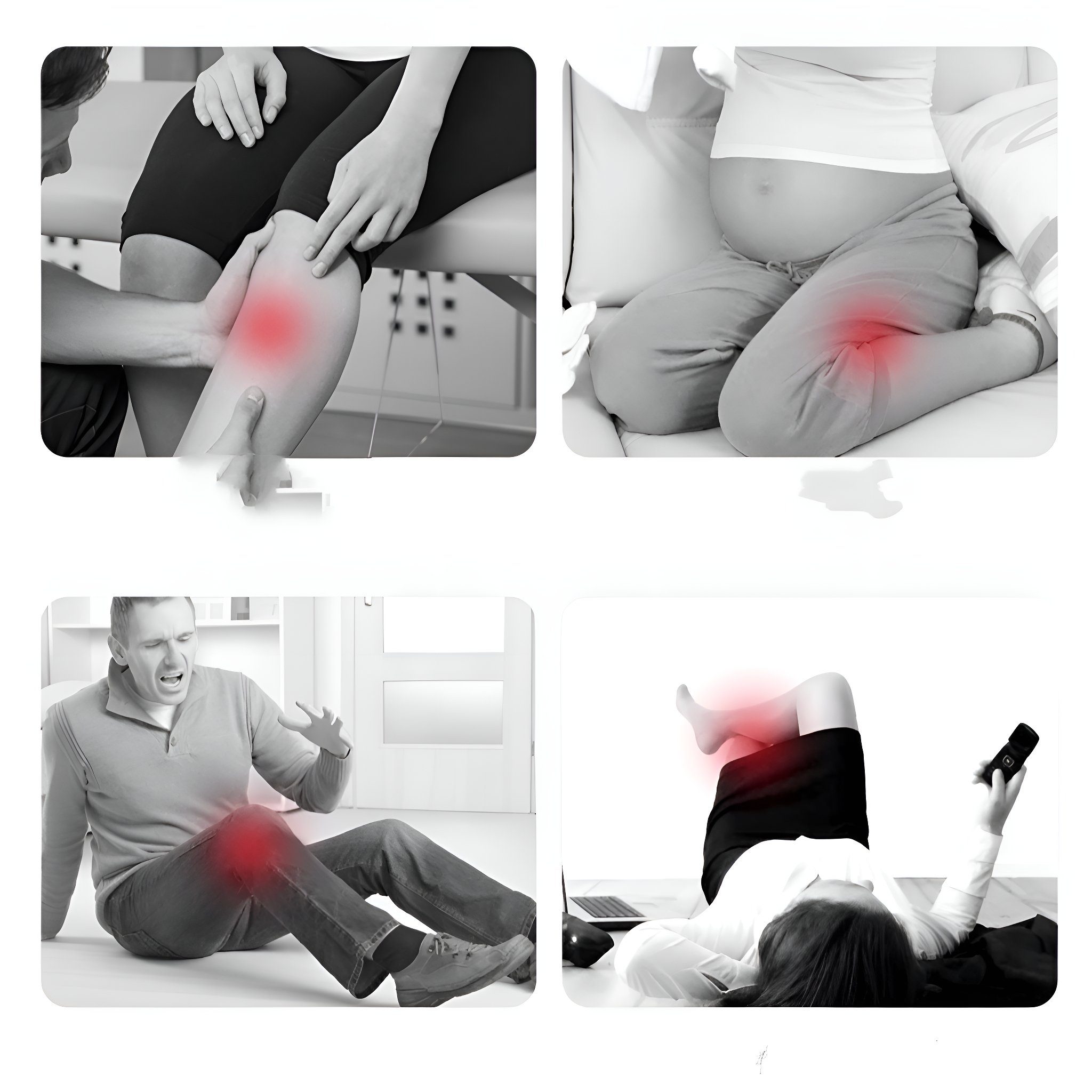 ZAO Yogakissen Herzförmiges Beinkissen aus Memory Foam