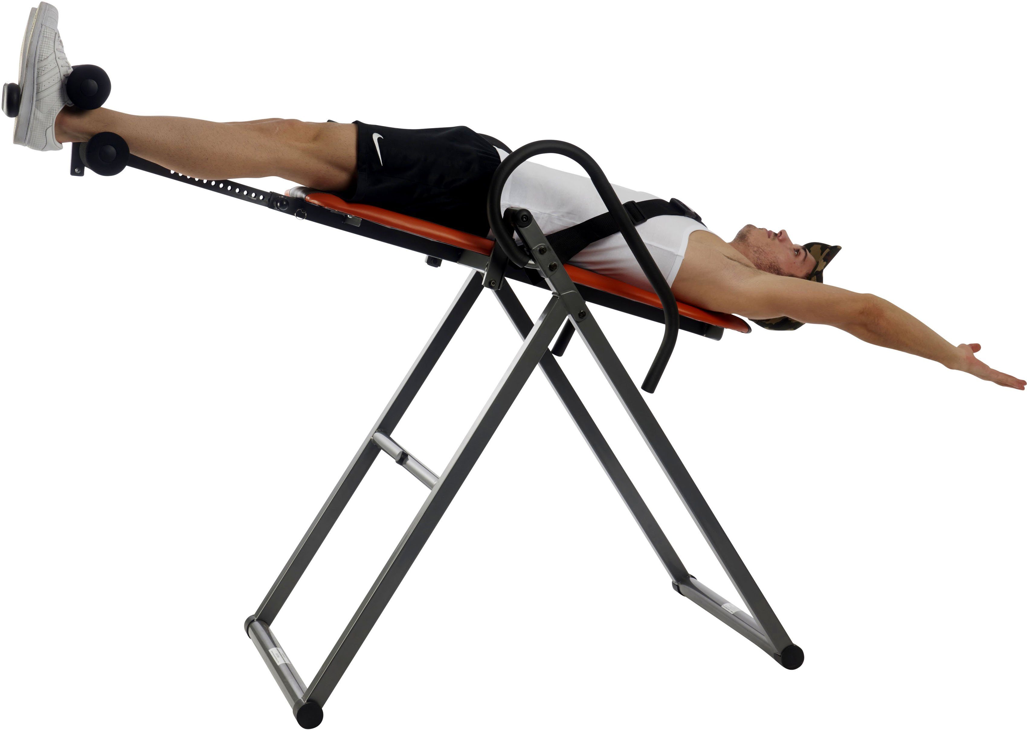 body coach Rückentrainer Inversionstisch mit Sicherheitsgurt
