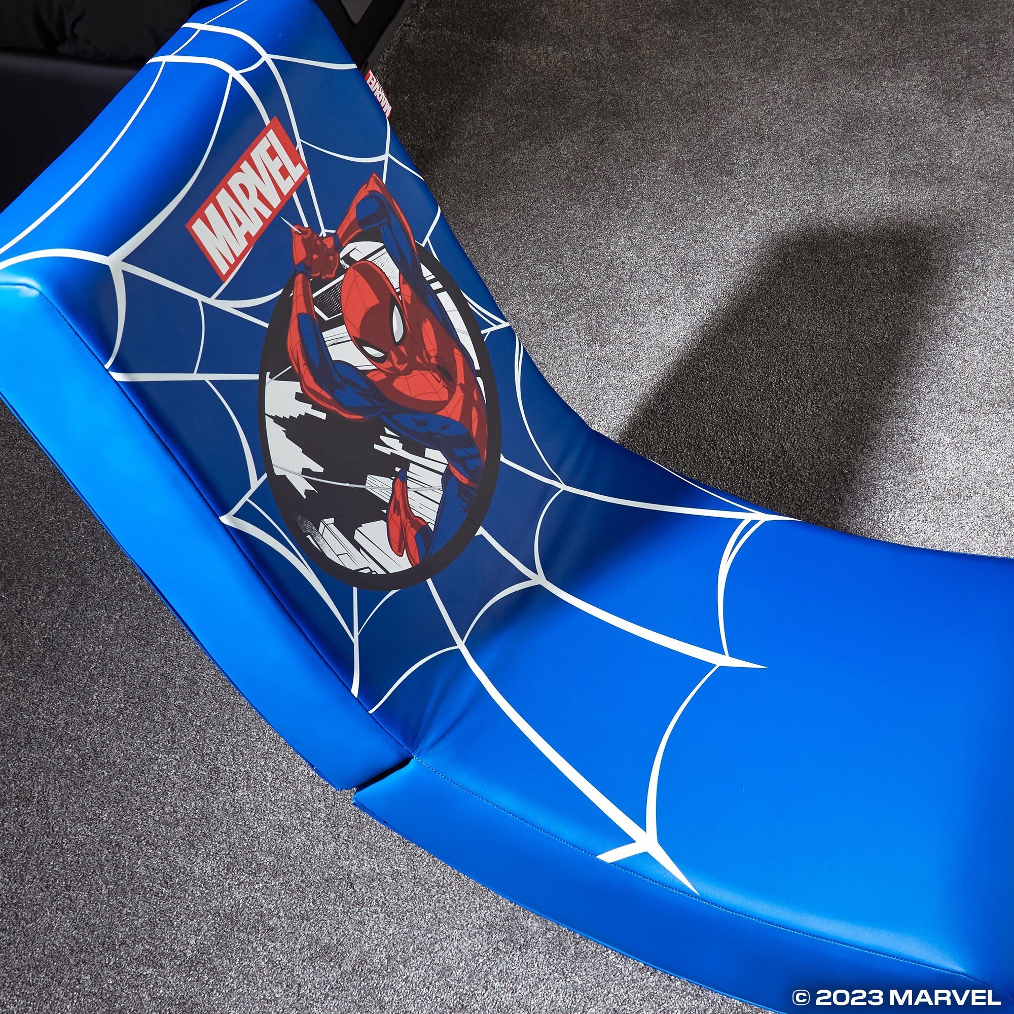 X Rocker Kindersessel Marvel Spider-Man Floor Rocker Bodensessel, Für Kinder