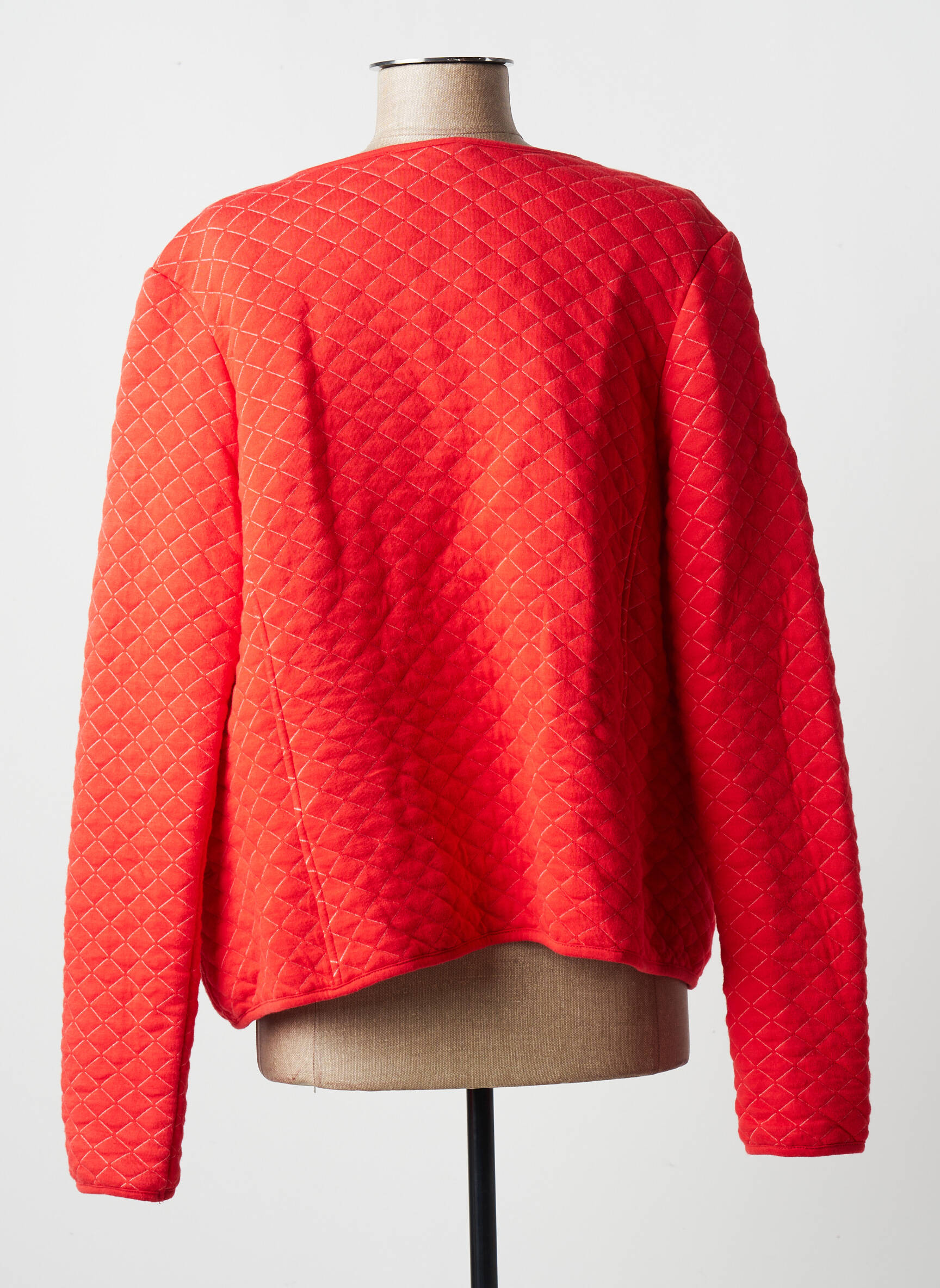 Mat De Misaine Vestecasual Femme couleur rouge