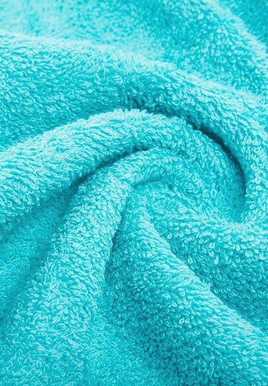 good morning Badetuch Uni Towels, Frottee (2-St), mit gewebtem Rand