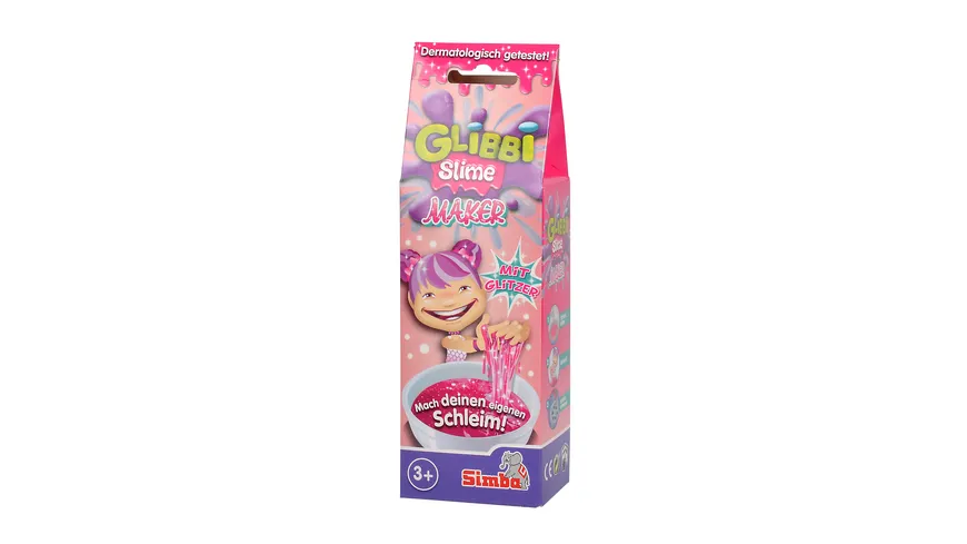 Simba - Glibbi Glitter Slime Maker, 1 Stück, sortiert 50 g