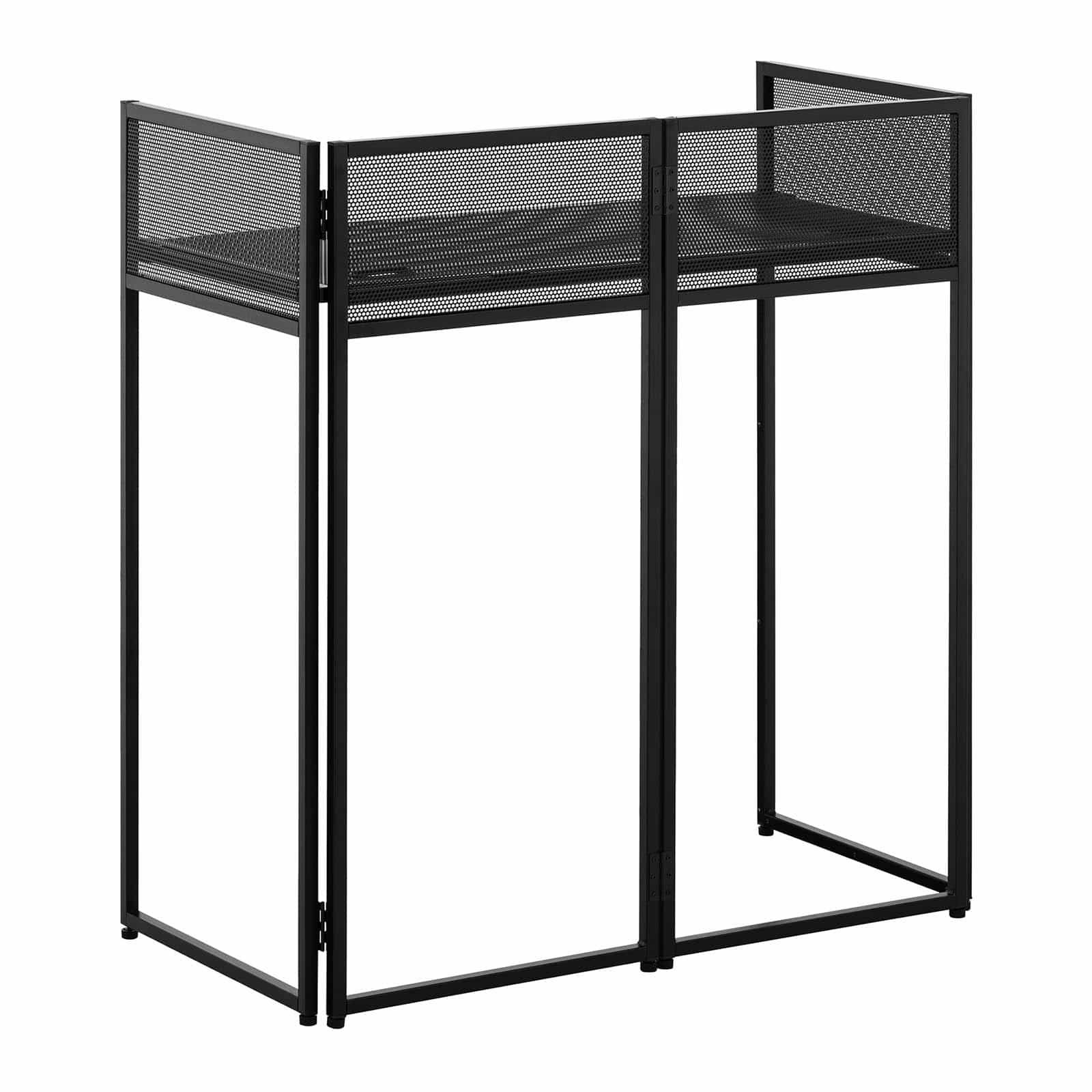 Singercon Klapptisch DJ-Tisch bis 100 kg klappbar DJ-Booth 94 cm Stretchcover schwarz &