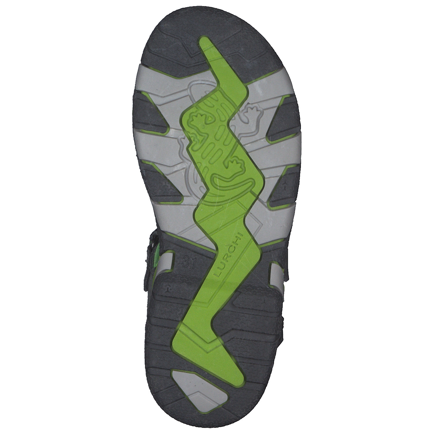 Salamander Brian 21210, Sandalen (Kinder), Kinder, Grün (Dk Grey Green)