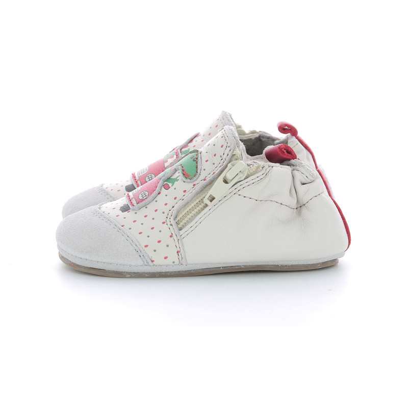 Chaussons cuir Dino Trip