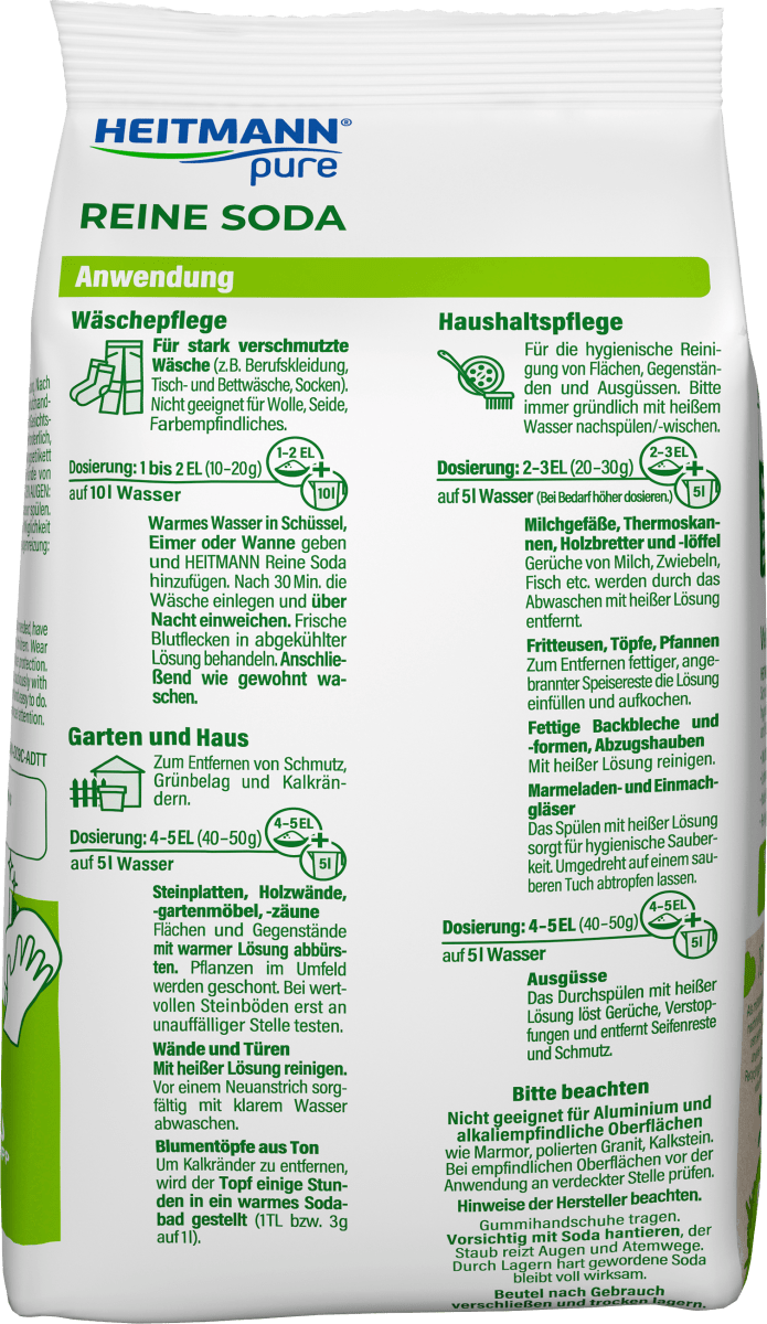 Reine Soda Pulver Multifunktional, 500 g