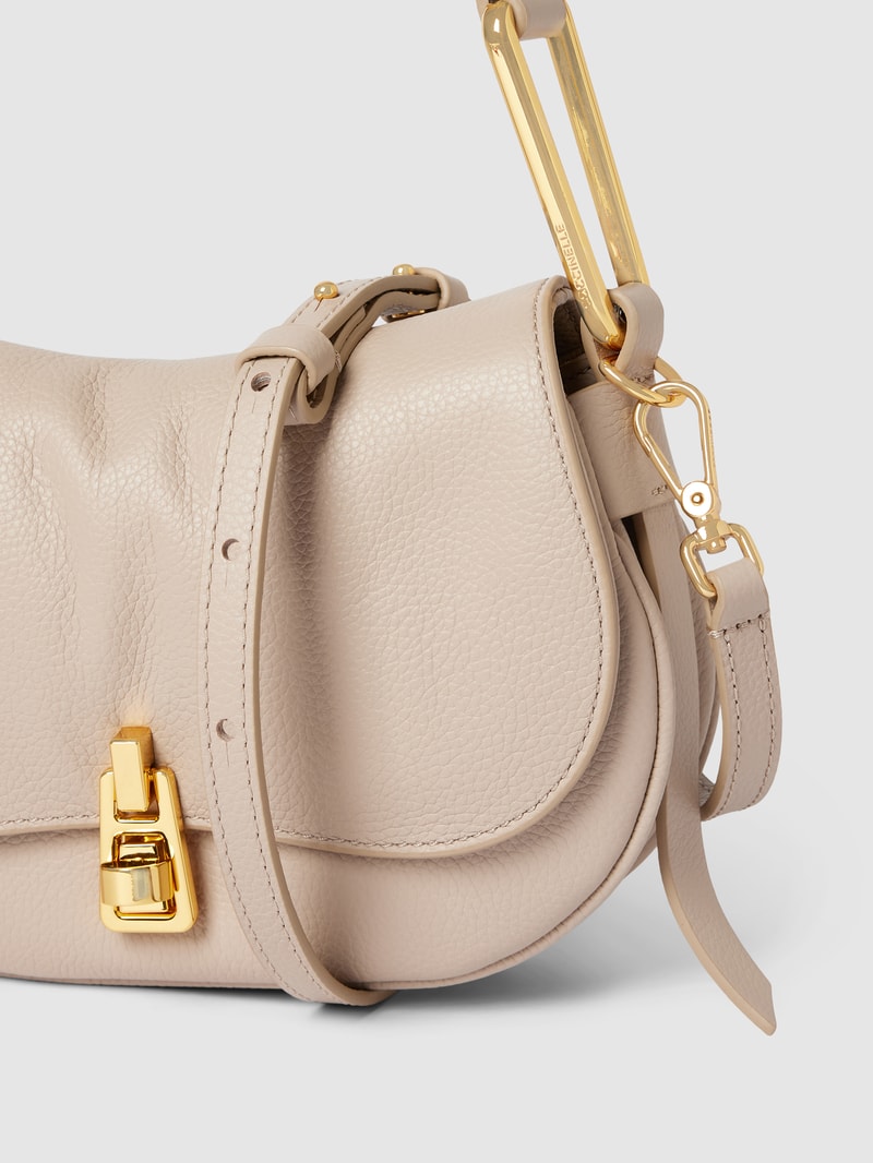 Saddle Bag mit Label-Details Modell 'MAGIE' in rosé