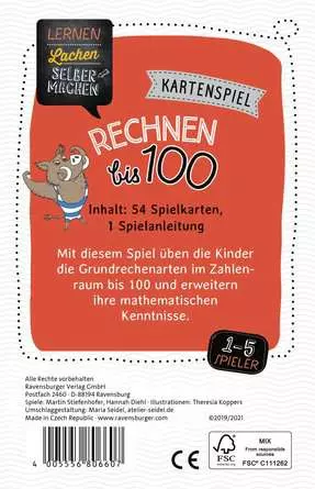 Rechnen bis 100 - Kartenspiel ab 7 Jahren
