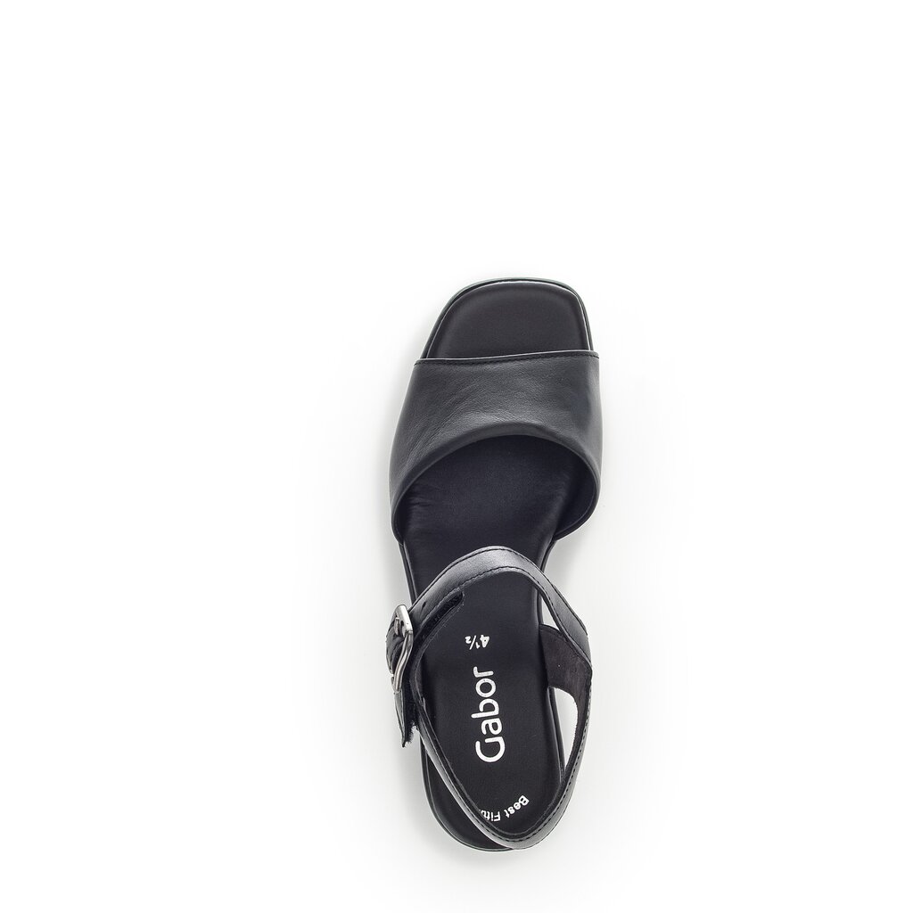 Gabor fashion Plateau Sandale schwarz