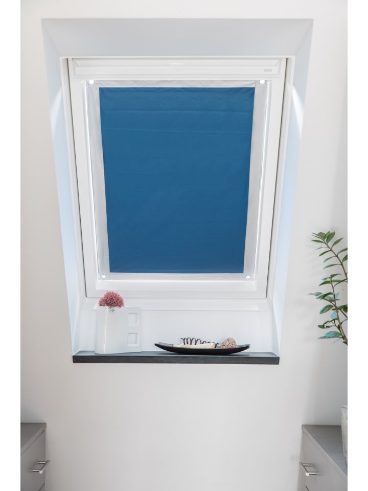 Lichtblick Dachfensterrollo in Blau günstig kaufen