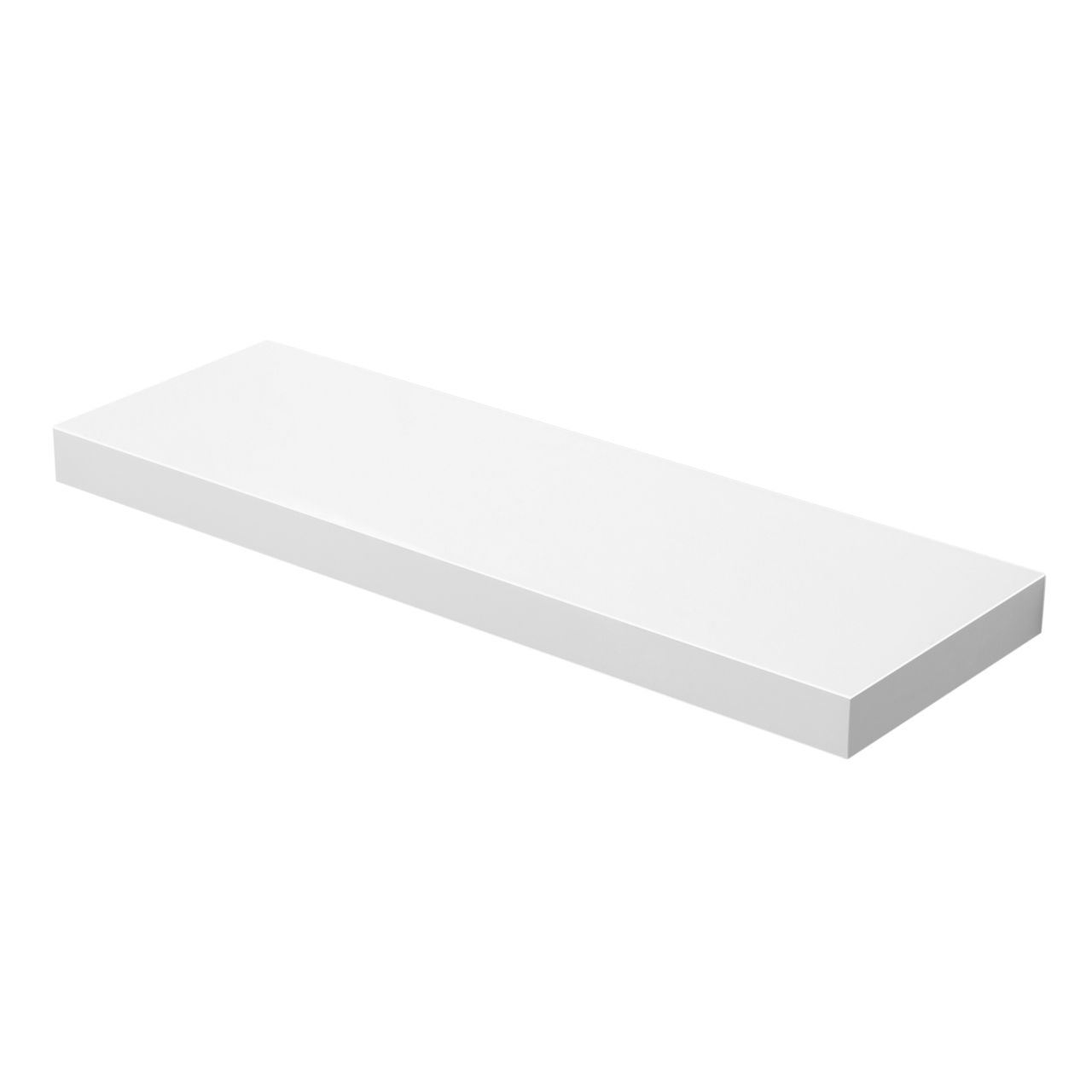 Vasagle Wandregal, weiß, 60 x 20 x 3,8 cm