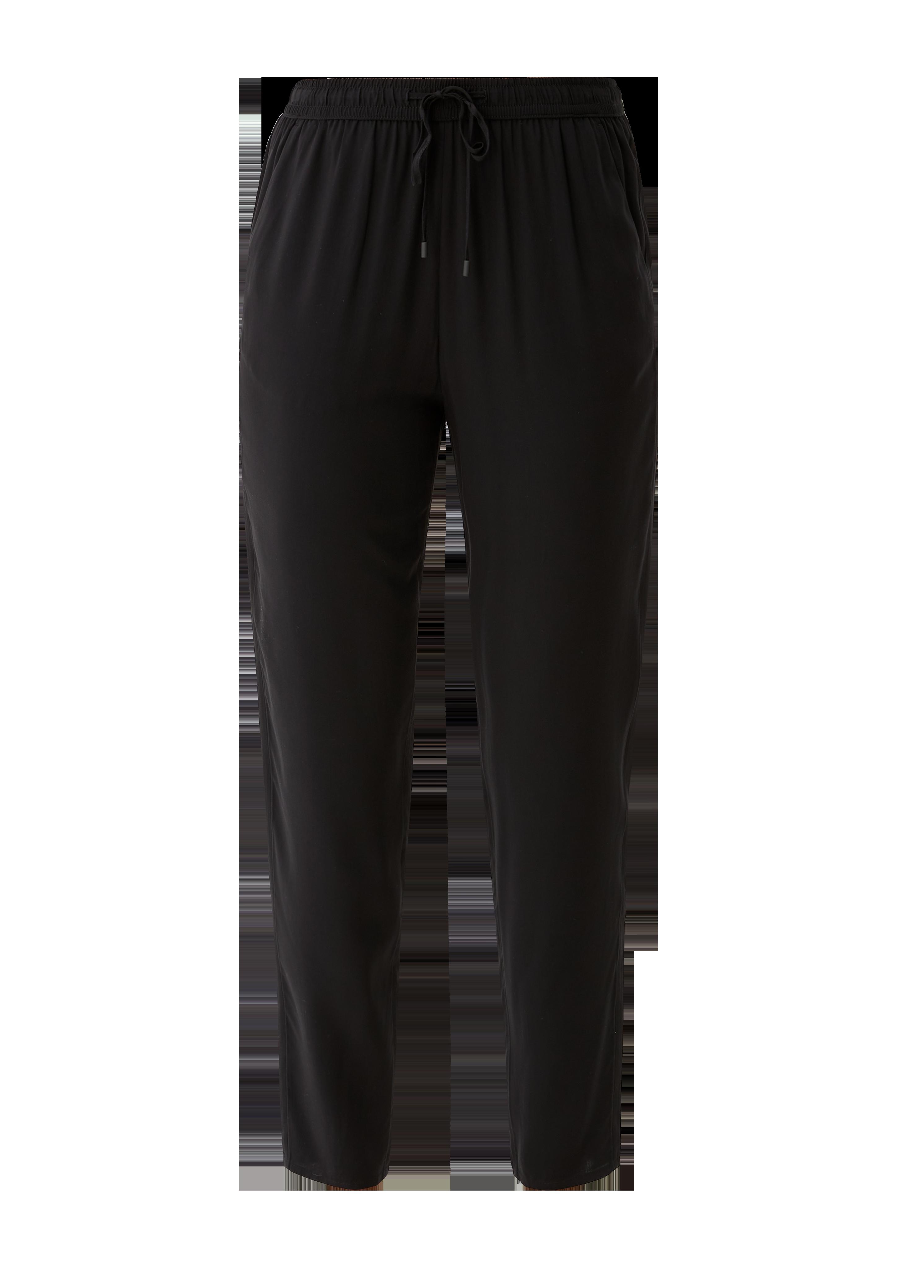 Relaxed: Hose aus reiner Viskose  2132619-9999