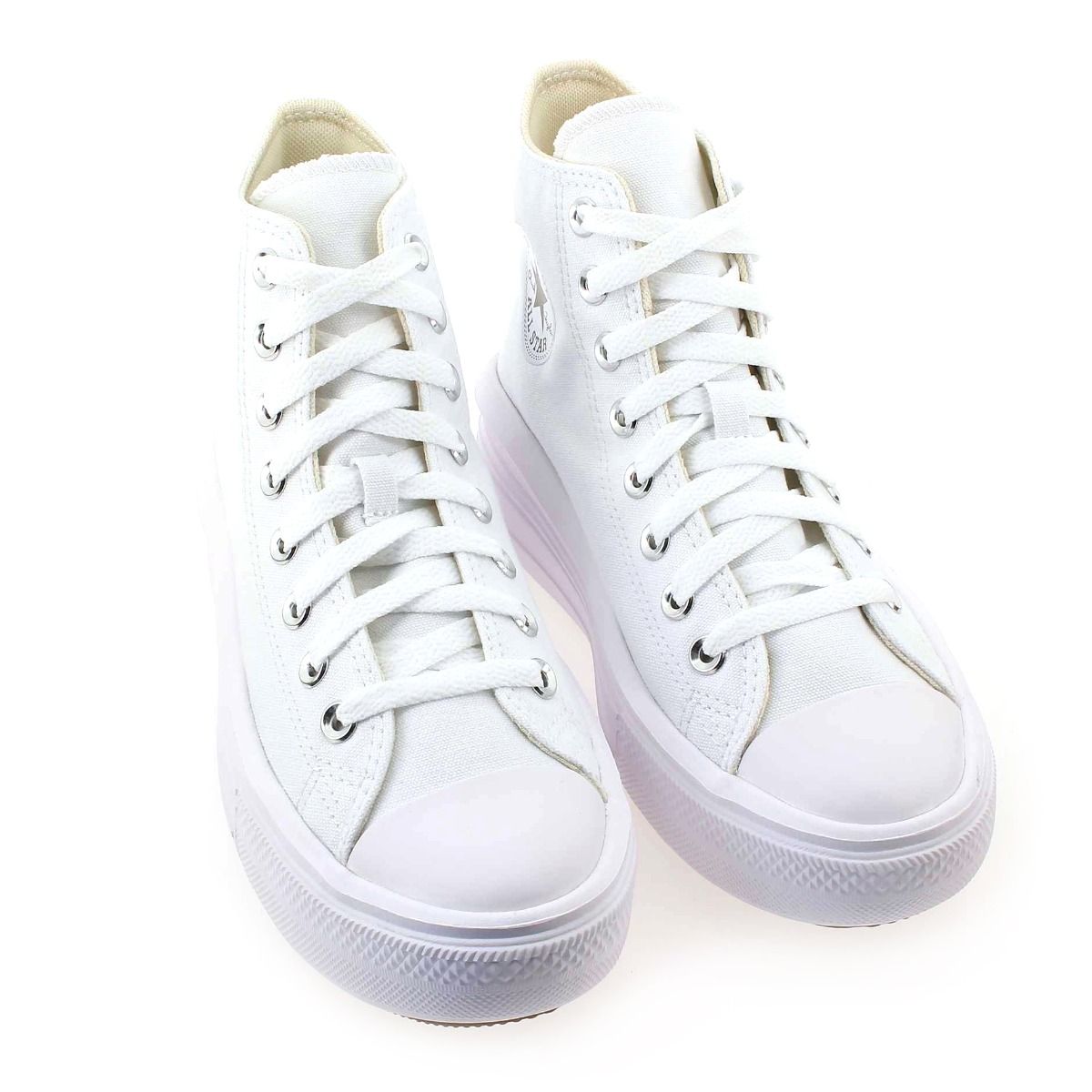 Converse  CHUCK TAYLOR ALL STAR MOVE PLATFORM - Blanc
