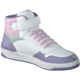 Geox J Washiba Girl Sneaker High in weiß