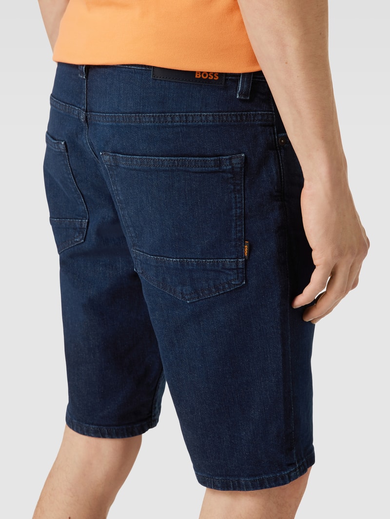 Bermuda in Denim-Optik Modell 'Delaware' in dunkelblau