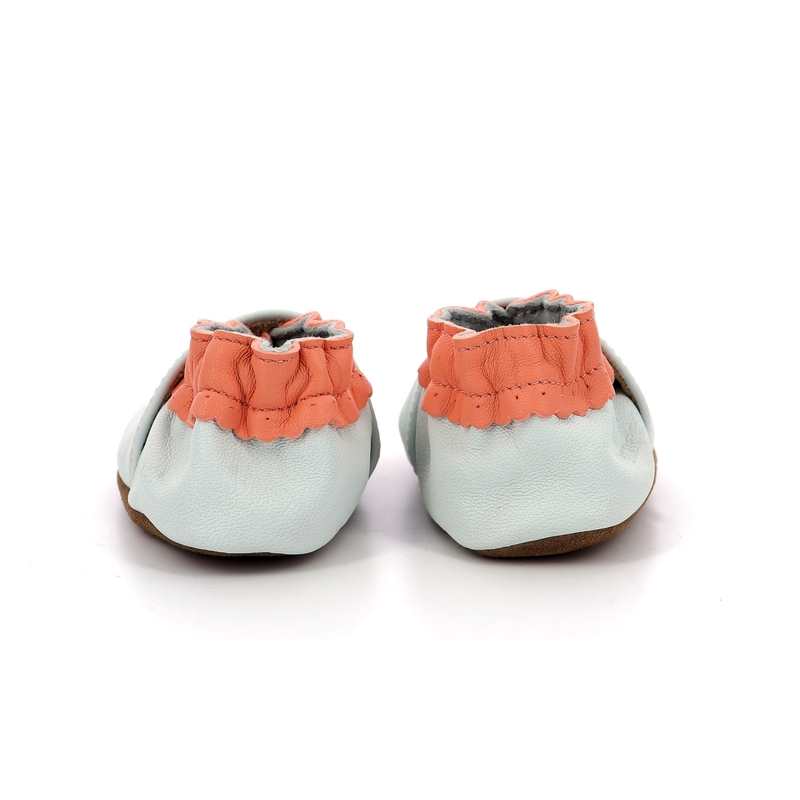 Chaussons cuir tannage vegetal Ice Cream Bus
