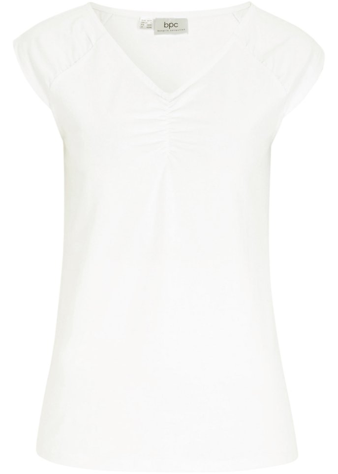 Shirttop mit V-Ausschnitt