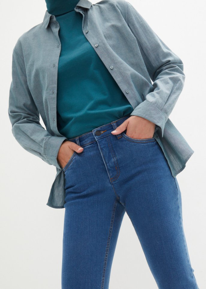 Essential Basic Stretch-Jeans, Straight