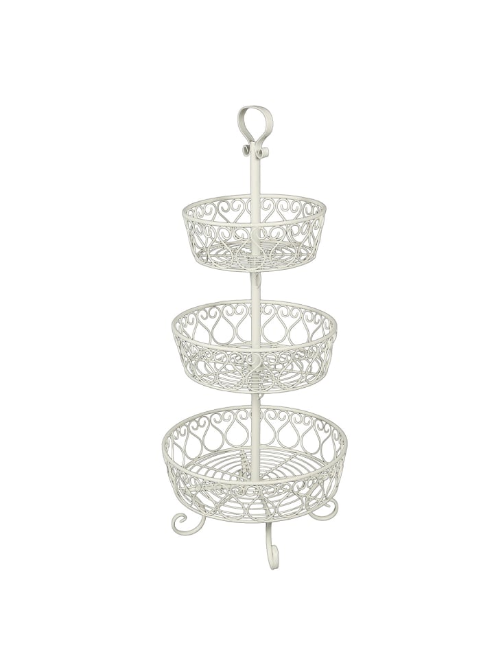 Ambiente Haus Obst/Blumen Etagere antikweiss 80cm in antikweiss günstig kaufen onesize
