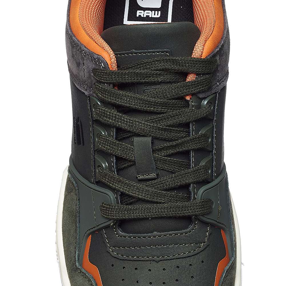 G-STAR RAW ATTACC Low Herren Wildleder Sneaker 2242 040514 OLV-GRY