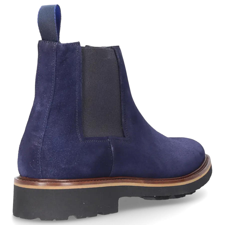 Budapester - Chelsea Boots 14196 Veloursleder - blau