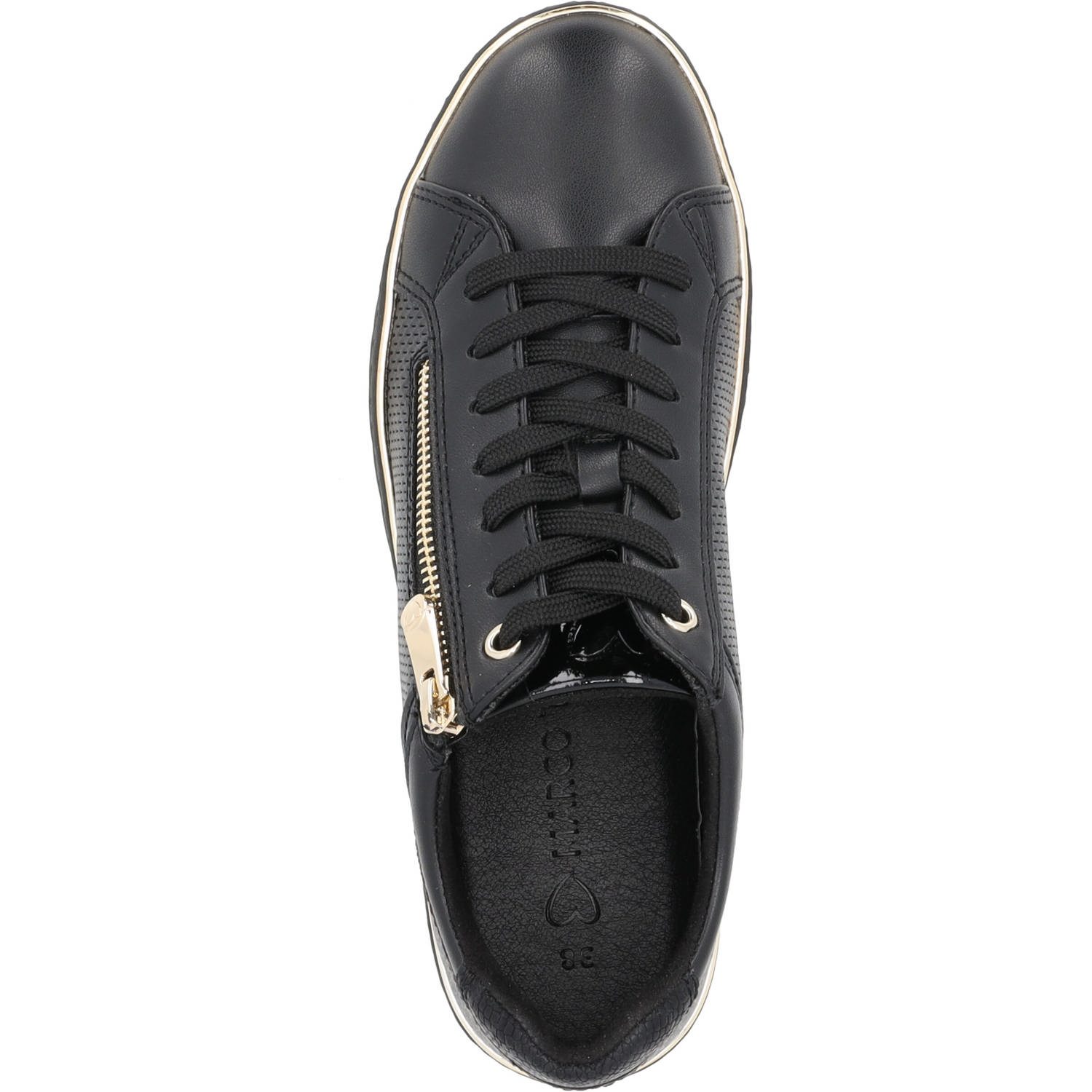 Marco Tozzi 23709, Schnürschuhe, Damen, BLACK COMB