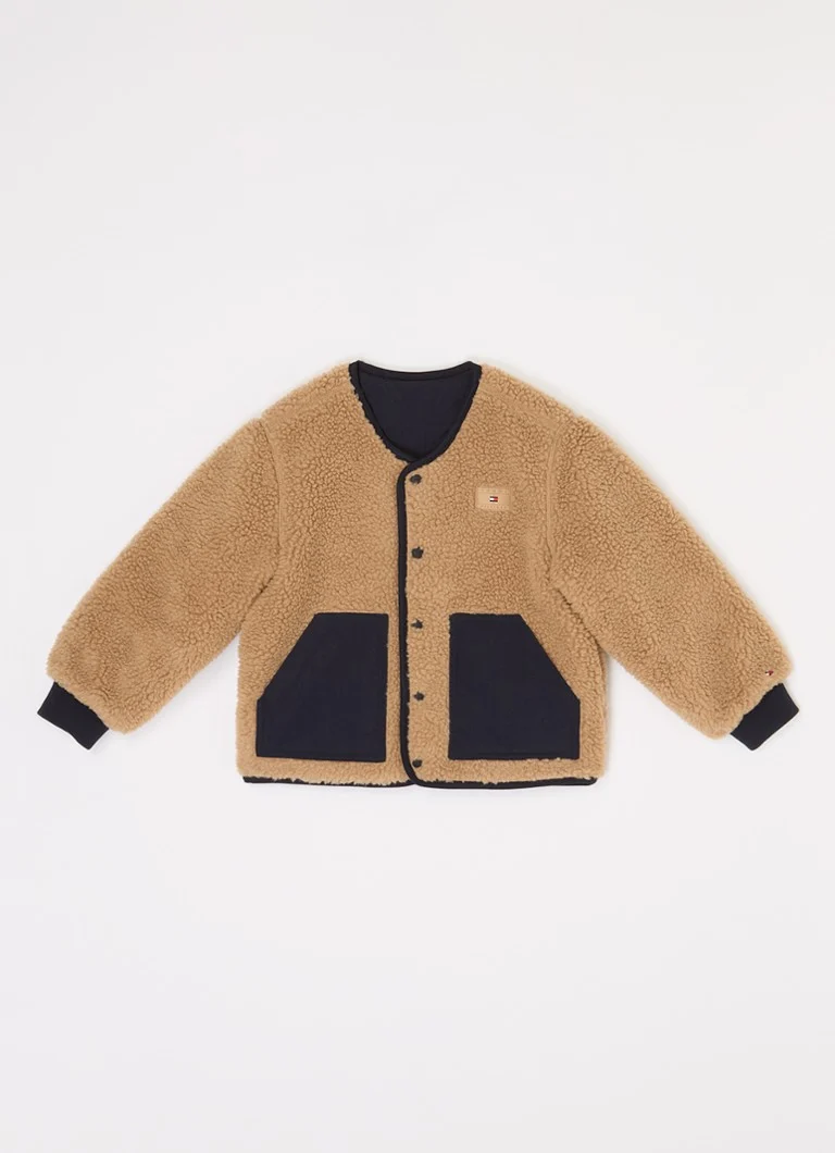 Tommy Hilfiger dvostranska jakna iz medvedka