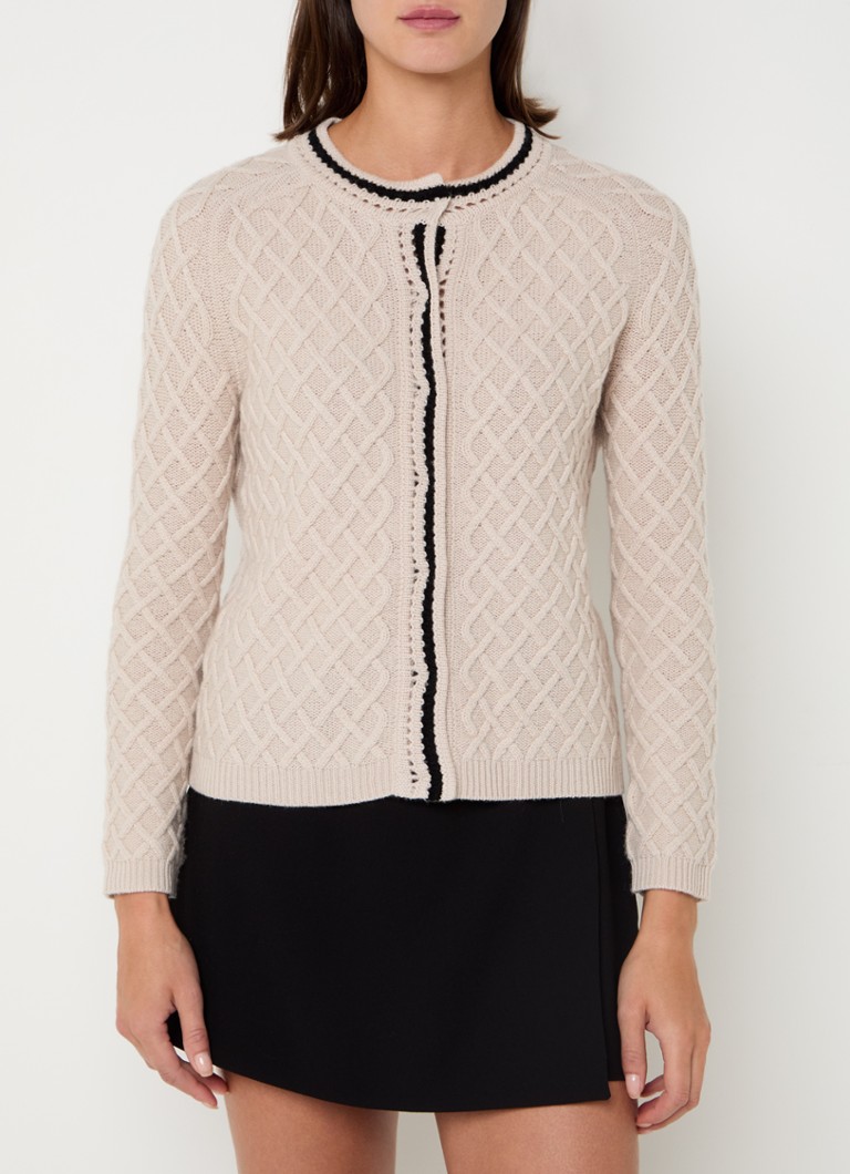 Gilet en grosse maille de cachemire mélangé MaxMara Baviera