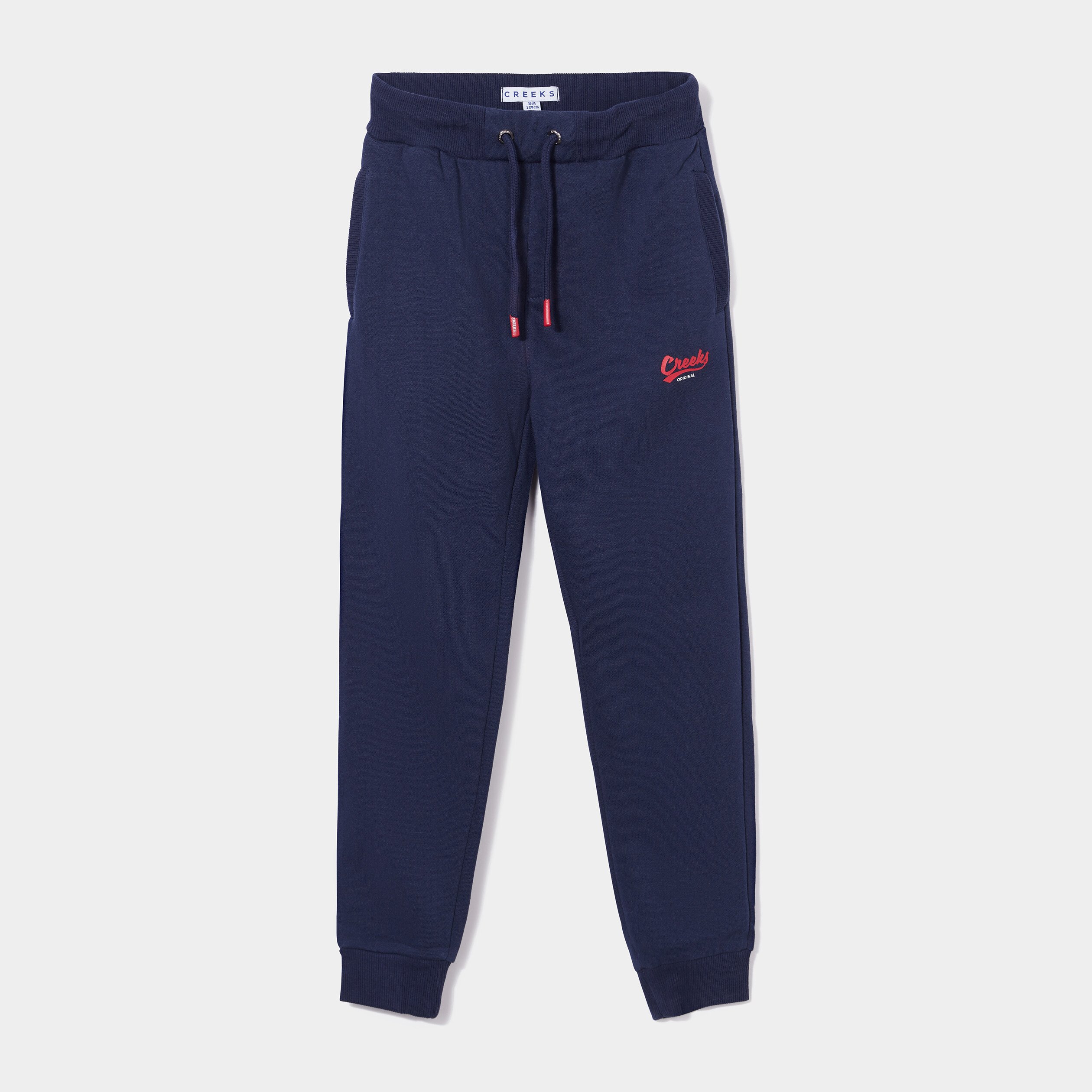 Pantalon jogging droit Creeks bleu marine garçon | La Halle
