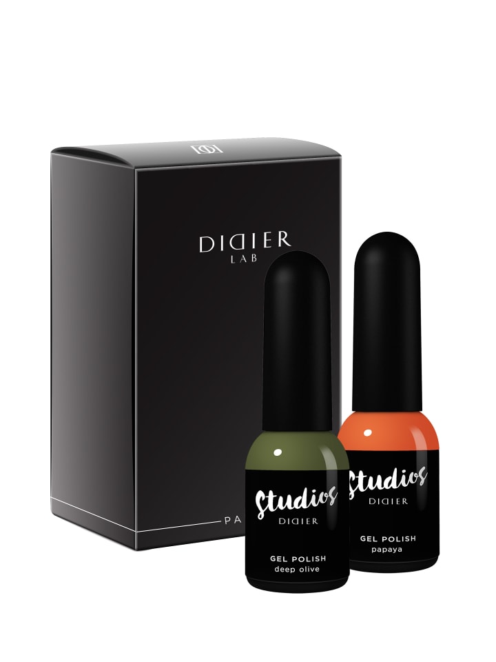 Didier Lab Nagellack-Set Gel Polish Deep Olive   Papaya in Deep Olive   Papaya günstig kaufen onesize