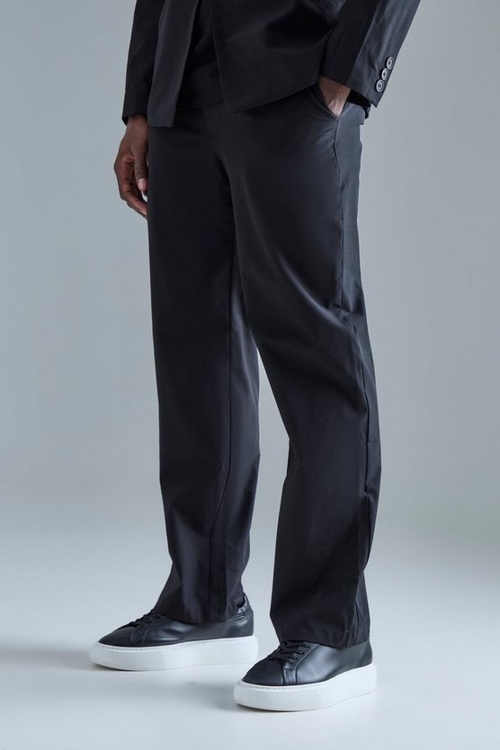 Stretch-Hose mit geradem Bein