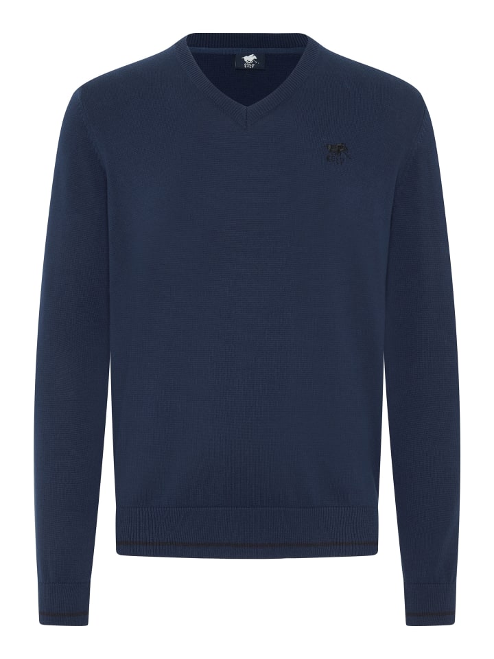 Polo Sylt Strickpullover in Blau günstig kaufen