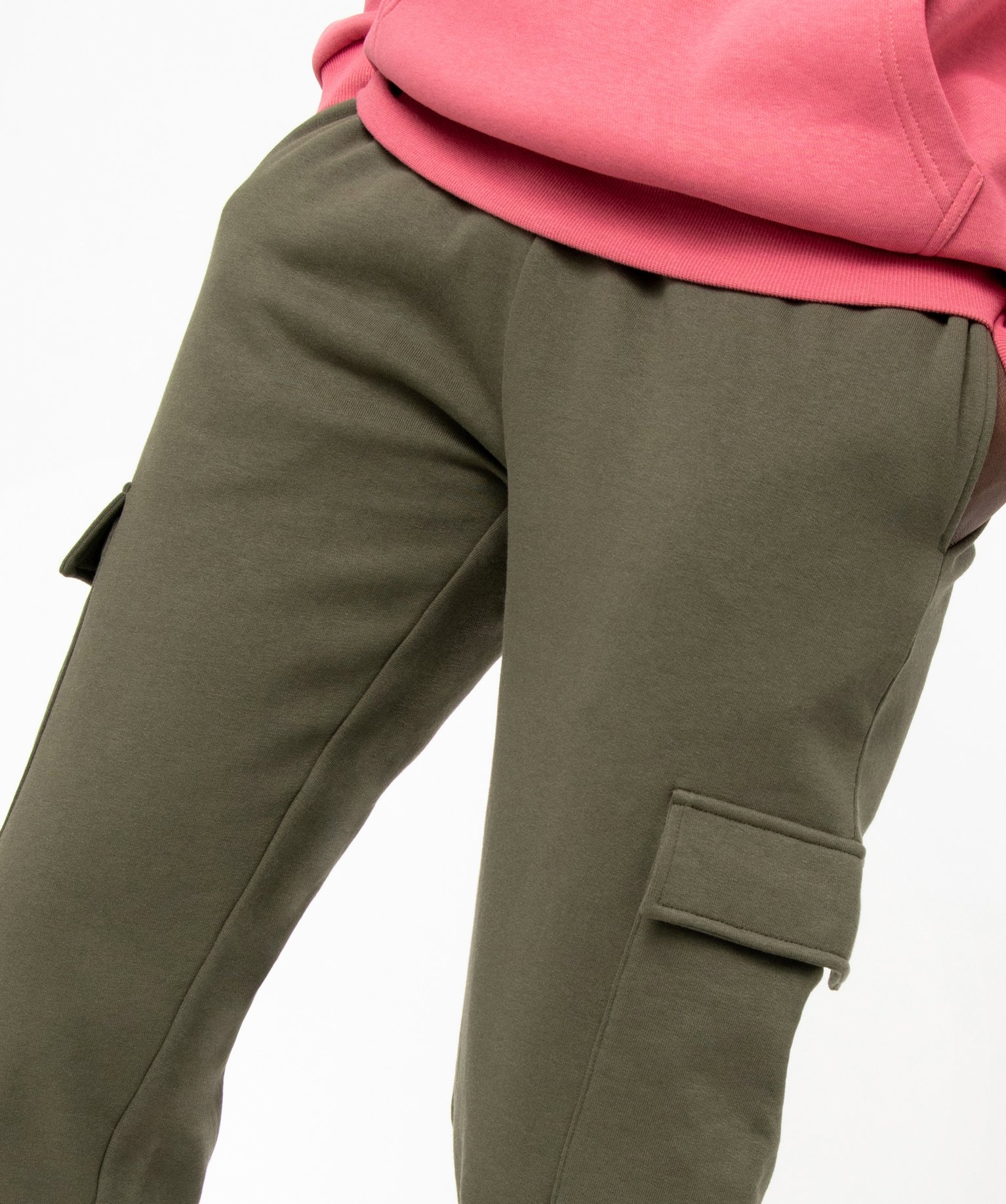 Pantalon de jogging coupe cargo homme kaki | GEMO